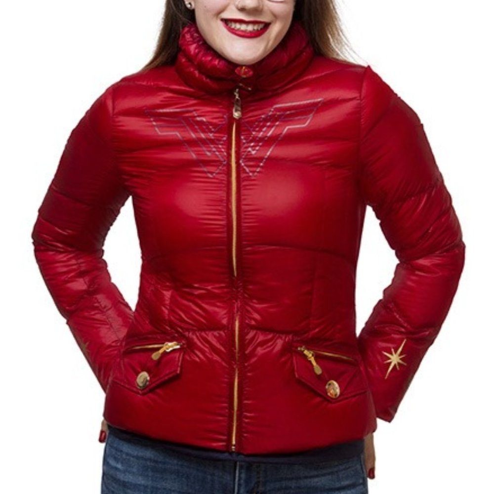 SUPER RARE! Wonder Woman Down Puffer Jacket - M